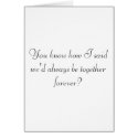 Breakup Card