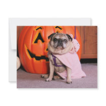 Breanna - Pug invitations by FrankzPawPrintz Breanna - Pug invitations