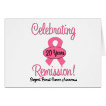 Breast Cancer 20 Year Remission cards
