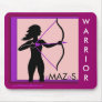 Breast Cancer Amazos Warrior Mousepad