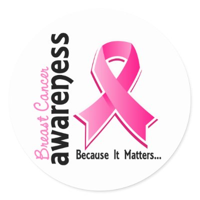 Breast Cancer Awareness 5 Stickers
