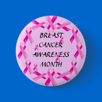 BREAST CANCER AWARENESS! Button buttons