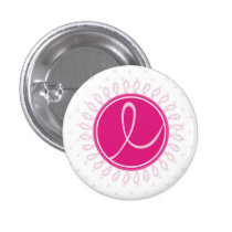 Breast cancer awareness button