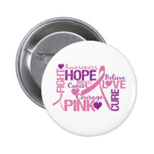 Breast Cancer Awareness Button