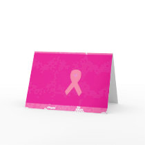 Breast Cancer Awareness Card cards