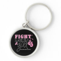 Breast Cancer Awareness Fight Like a Girl Key Chains