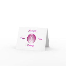 Breast Cancer Awareness Greeting Card