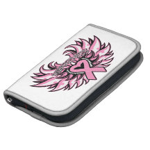 Breast Cancer Awareness Heart Wings Organizer