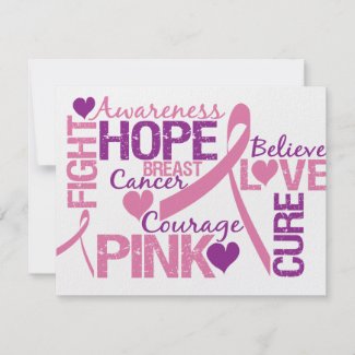 Breast Cancer Awareness Personalized Announcement