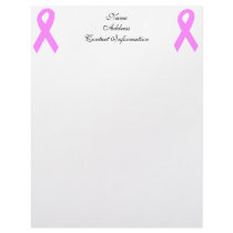 Breast Cancer Awareness letterhead by katie37 Breast Cancer Awareness letterhead