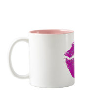 Breast Cancer Awareness Lips Mugs
