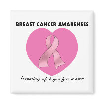 Breast Cancer Awareness Fridge Magnet
