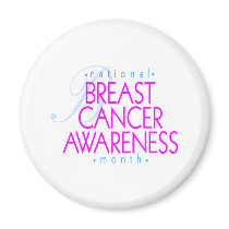 Breast Cancer Awareness Month magnets