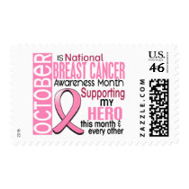 Breast Cancer Awareness Month postage by awarenessgifts Breast Cancer Awareness Month postage