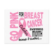 Breast Cancer Awareness Month postcards by awarenessgifts Breast Cancer Awareness Month postcards