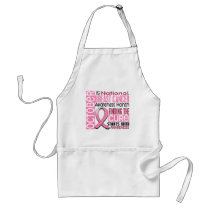 Breast Cancer Awareness Month Ribbon I2 1.5 Aprons