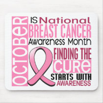 Breast Cancer Awareness Month Ribbon I2 1.5 Mousepad