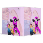 Breast Cancer Awareness Month, Rosie the Riveter binders