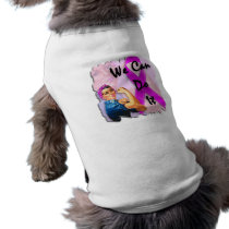 Breast Cancer Awareness Month, Rosie the Riveter Dog Clothes