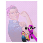 Breast Cancer Awareness Month, Rosie the Riveter Full Color Flyer