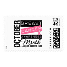 Breast Cancer AWARENESS Month Stamps