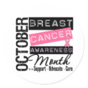 Breast Cancer AWARENESS Month stickers