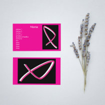Breast Cancer Awareness Pink Ribbon I business cards by colorimages Breast Cancer Awareness Pink Ribbon I business cards