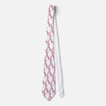 breast cancer awareness pinkribbon tie