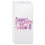 Breast Cancer Awareness Rack Card Template
