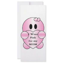 BREAST CANCER AWARENESS RACK CARD DESIGN