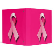 BREAST CANCER AWARENESS RIBBON BINDER- by dgpaulart BREAST CANCER AWARENESS RIBBON BINDER-