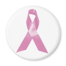 Breast Cancer Awareness Ribbon Magnet by novamoms Breast Cancer Awareness Ribbon Magnet