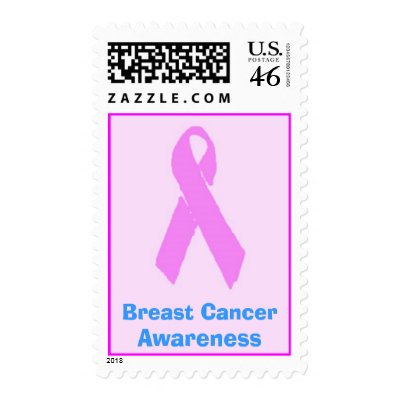 Breast Cancer Awareness Ribbon Postage