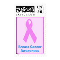 Breast Cancer Awareness Ribbon postage