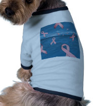 Breast Cancer Awareness Ribbons in the Sky pet clothing