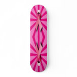 BREAST CANCER AWARENESS RIBBONS SKATE BOARD DECK