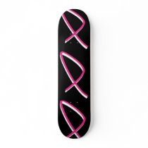 Breast Cancer Awareness Skateboard - Customizable by colorimages Breast Cancer Awareness Skateboard - Customizable