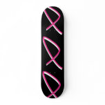 Breast Cancer Awareness Skateboard - Customizable