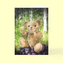 Breast Cancer Awareness Teddy Bear cards