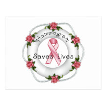 BREAST CANCER AWARENESS - think pink!! Post Cards