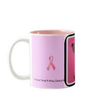 breast cancer awareness/tough cookie mug