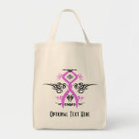 Breast Cancer Awareness Tribal Design Bag