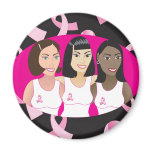 Breast Cancer Awareness Women Fridge Magnets