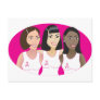 Breast Cancer Awareness Women Postcard