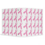 breast cancer awarness ribbons notebook 3 ring binders