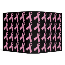 breast cancer awarness ribbons notebook binders