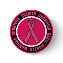 Breast Cancer Badge ($2.95) Pinback Buttons