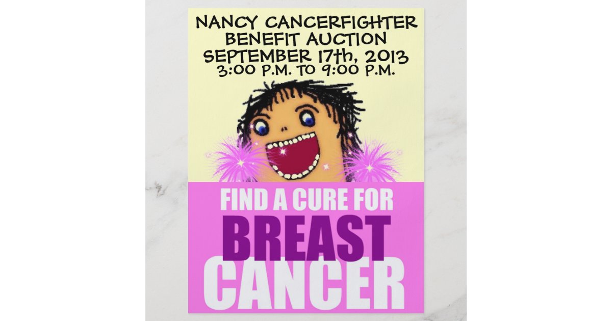 Breast Cancer Benefit Flyer Zazzle 7884