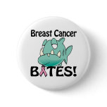 Breast Cancer BITES Pinback Button