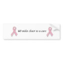 Breast Cancer bumper sticker bumper stickers